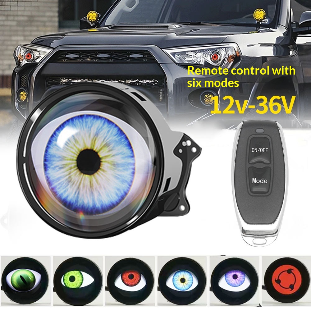 Devil Eye LED Headlight, Dynam - огляд і ціна Universal Motorcycle Led Headlight Projector