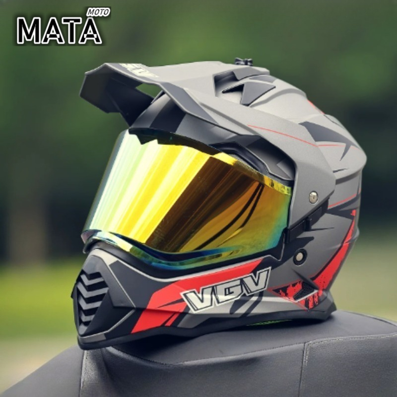 VGV Motocross ECE DOT Certific - огляд і ціна Full Face Motorcycle Helmet With Bluetooth
