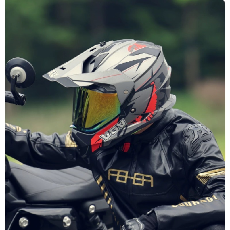 VGV Motocross ECE DOT Certific - огляд і ціна Full Face Motorcycle Helmet With Bluetooth